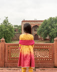 Ombre Mustard Anarkali