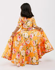 Yellow Floral Lehenga