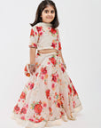 Ivory Floral Lehenga