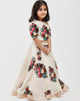 Ivory Floral Lehenga