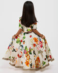 Ivory Multicolor lehenga