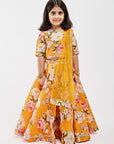Yellow Floral Lehenga