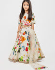 Ivory Multicolor lehenga