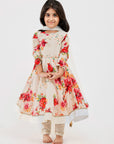 Ivory Floral Anarkali