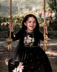 Embroided Velvet Anarkali