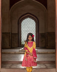 Ombre Mustard Anarkali