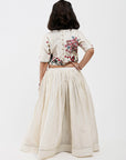 Ivory Floral Lehenga