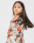 Ivory Floral Sharara Set
