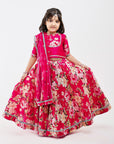 Pink Floral Lehenga