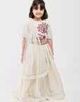 Ivory Floral Lehenga